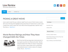 Tablet Screenshot of lowreview.org.uk
